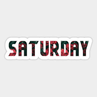 Saturday Sticker